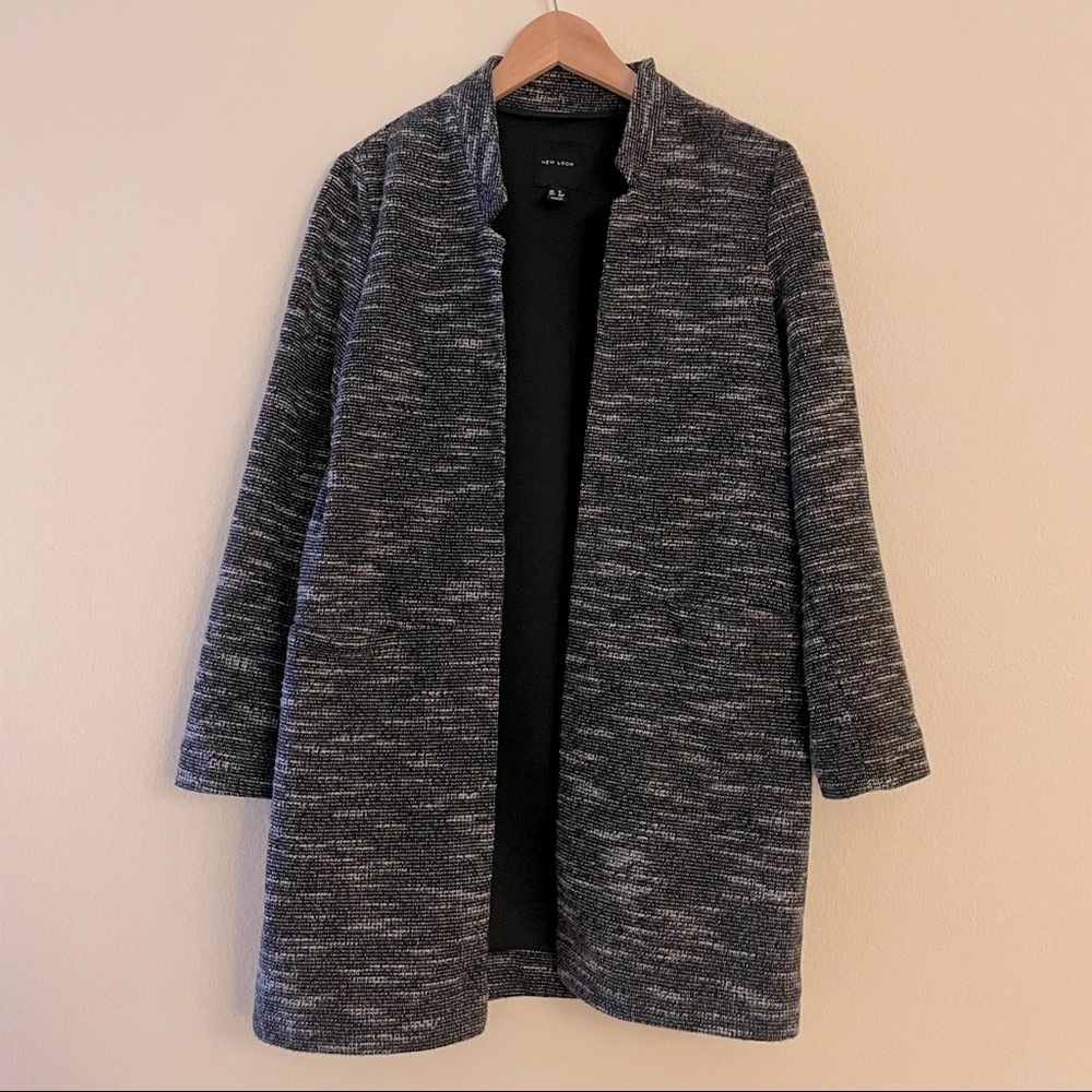 New Look Brushed Coat with Pockets